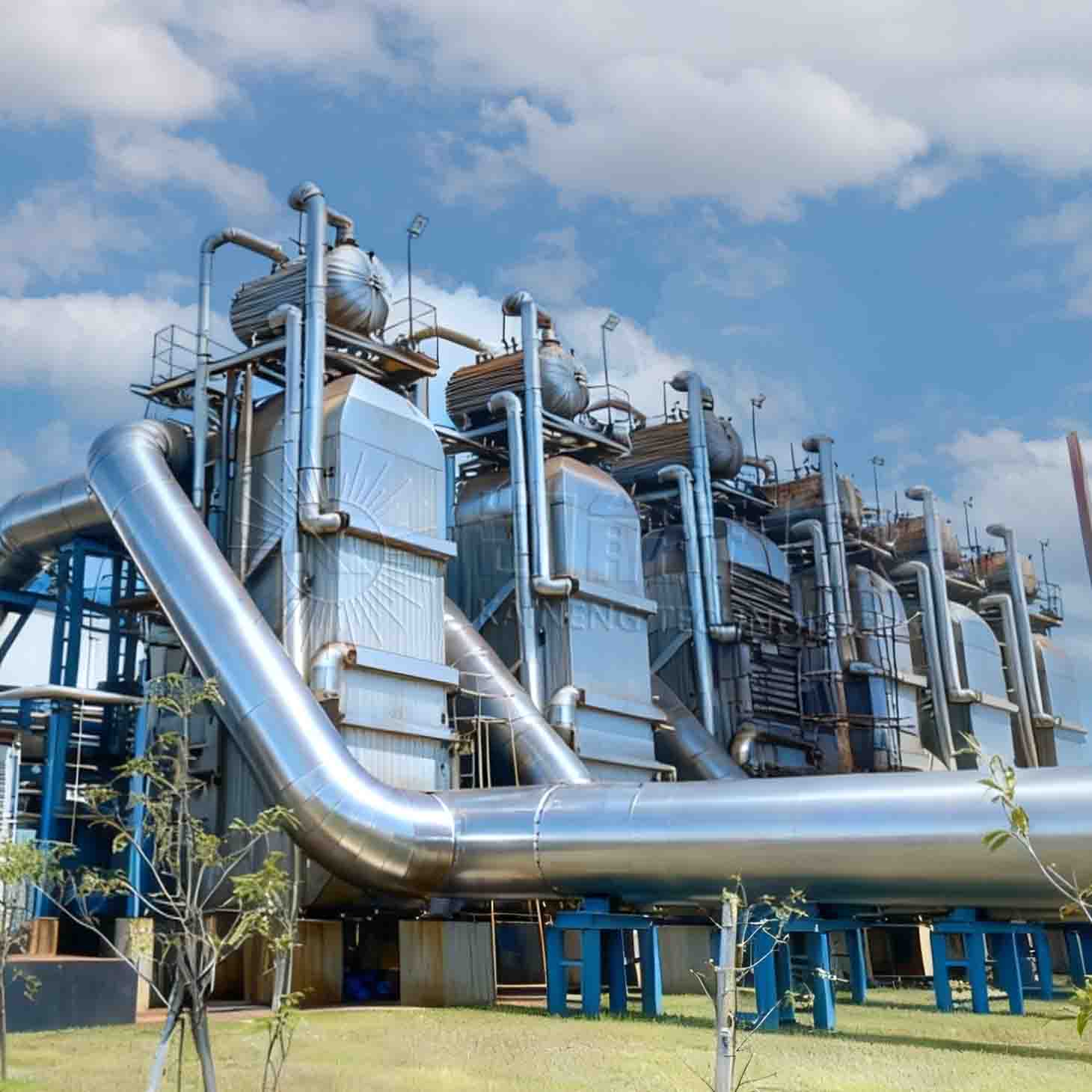 孟加拉重油发电机组余热锅炉