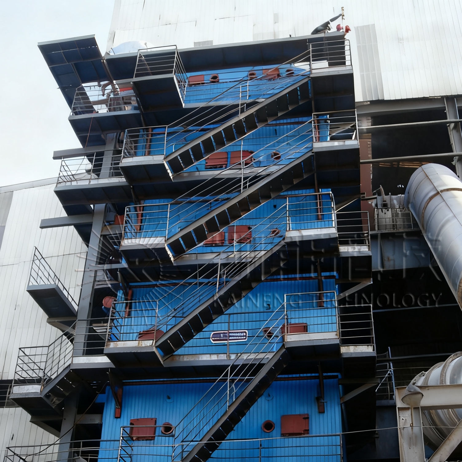 宁夏石嘴山硅钙矿热炉余热锅炉项目