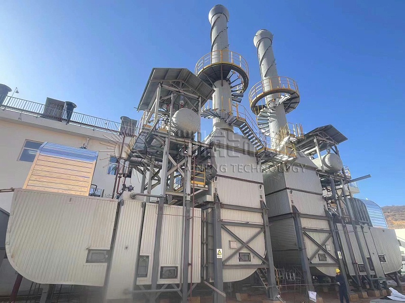 余热脱硝一体化设备，中煤里必瓦斯发电工程现场 (6)